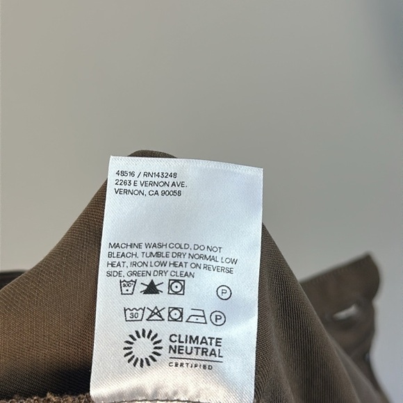 NWOT Reformation Mason Trouser Pants Size 12 - Picture 13 of 13